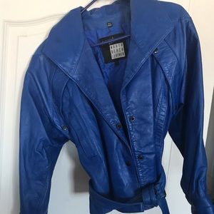North Beach Leather cobalt blue!